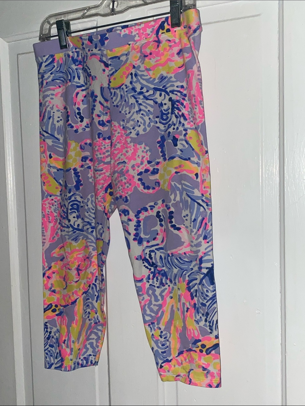 Lilly Pulitzer Girls Verbena Maia Cropped Leggings Sz XL (12-14)